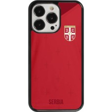 Coque iPhone 13 Pro - Maillot de football Serbie 2022 personnalisable
