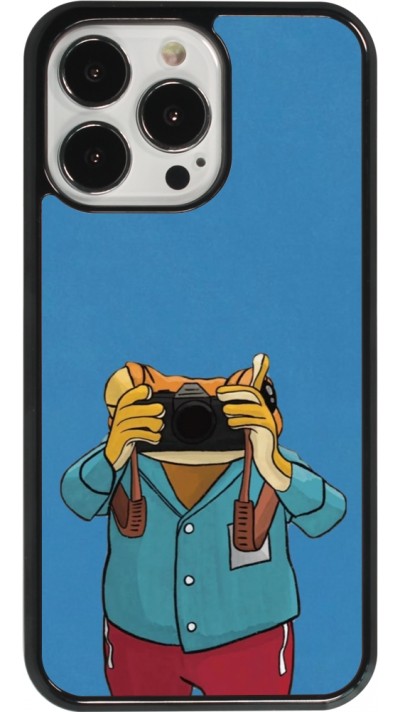 Coque iPhone 13 Pro - Frog with camera DTMF