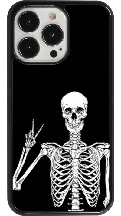 Coque iPhone 13 Pro - Halloween 2023 peace skeleton