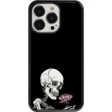 iPhone 13 Pro Case Hülle - Halloween 2023 rose and skeleton