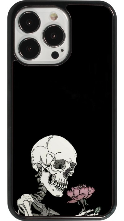 iPhone 13 Pro Case Hülle - Halloween 2023 rose and skeleton