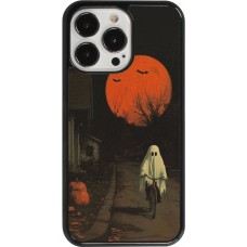 Coque iPhone 13 Pro - Halloween 2025 Ghost on a bicycle