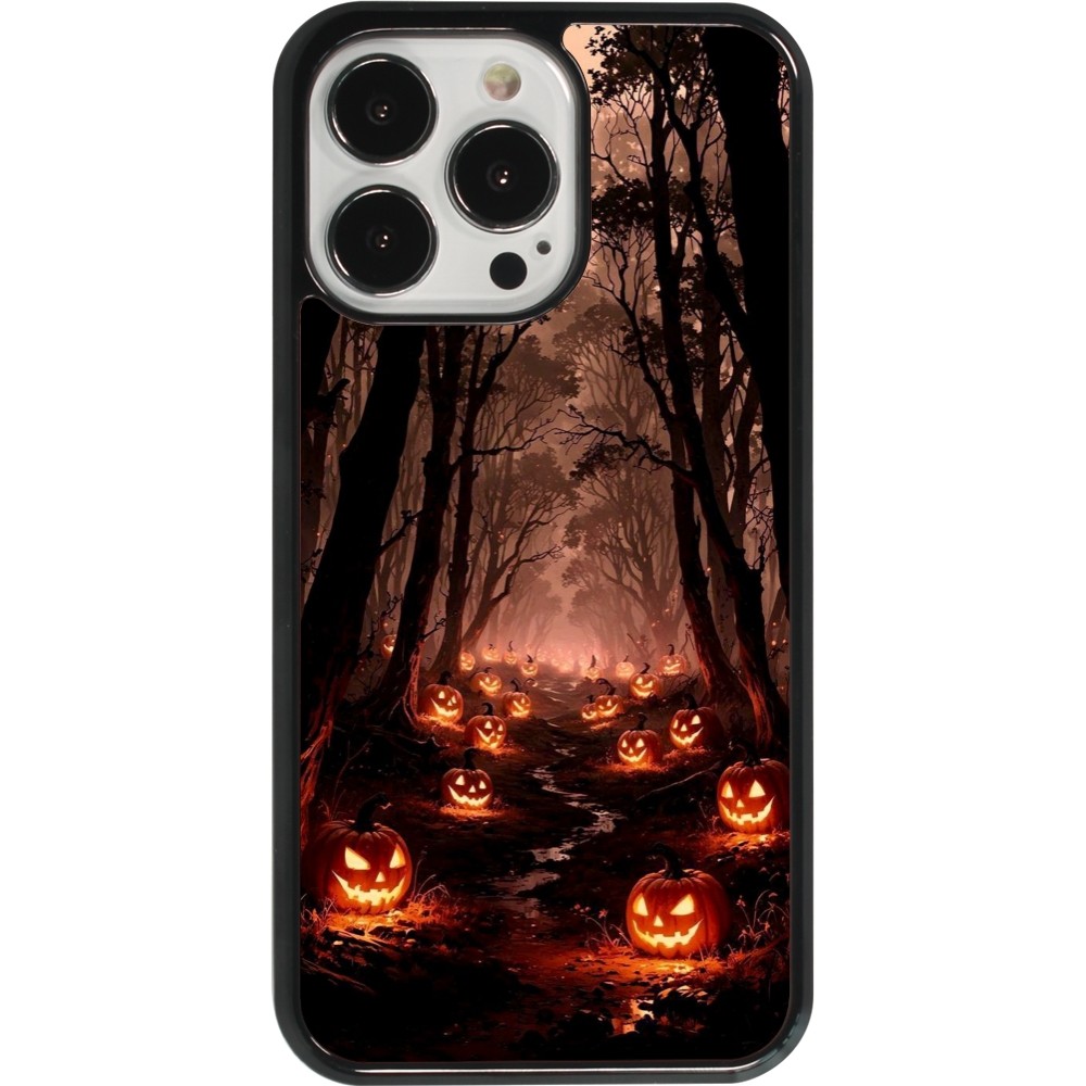 Coque iPhone 13 Pro - Halloween 2025 Road of Terrifying Pumpkins