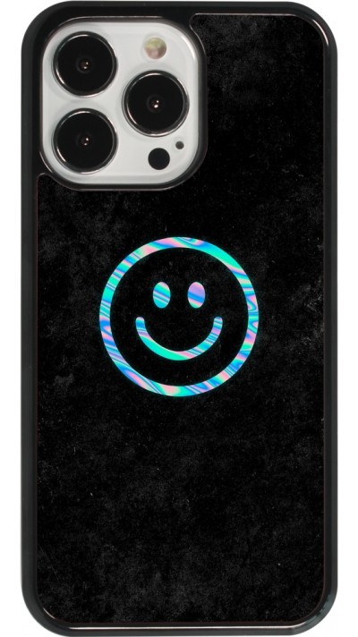 iPhone 13 Pro Case Hülle - Happy smiley irisirt