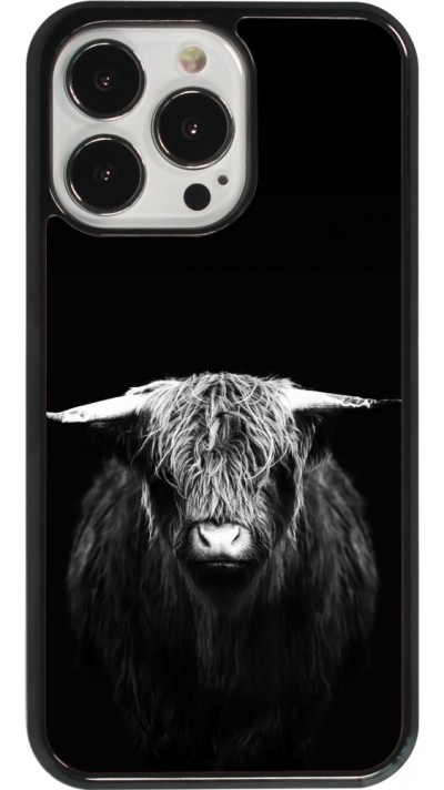 Coque iPhone 13 Pro - Highland calf black