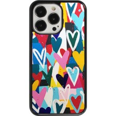 iPhone 13 Pro Case Hülle - Joyful Hearts