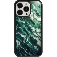 Coque iPhone 13 Pro - Marbre vert majestueux