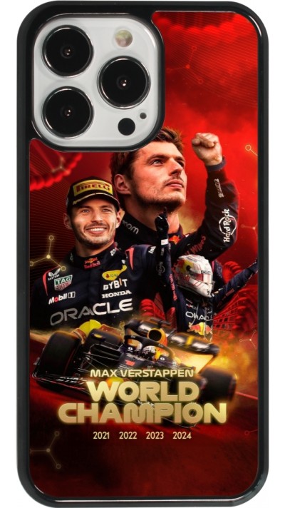 Coque iPhone 13 Pro - Max Verstappen Champion 2023
