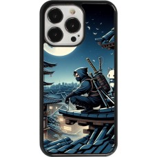 iPhone 13 Pro Case Hülle - Ninja unter dem Mond