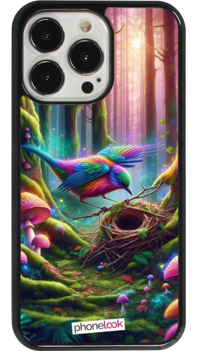 iPhone 13 Pro Case Hülle - Vogel Nest Wald
