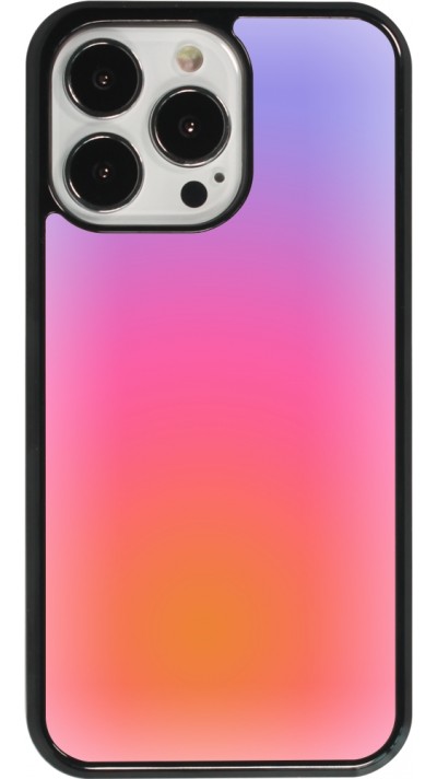 iPhone 13 Pro Case Hülle - Orange Pink Blue Gradient