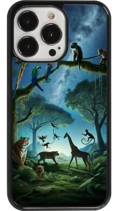 iPhone 13 Pro Case Hülle - Paradies der exotischen Tiere