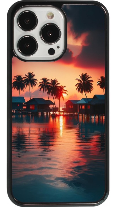 Coque iPhone 13 Pro - Paradis Maldives