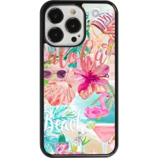 Coque iPhone 13 Pro - Preppy Collage Aloha