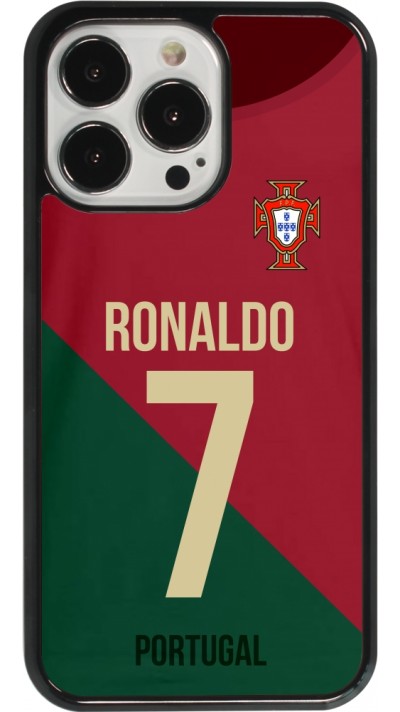 Coque iPhone 13 Pro - Football shirt Ronaldo Portugal