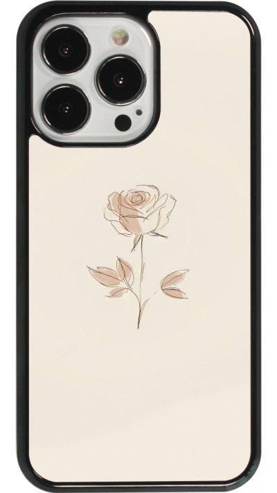 iPhone 13 Pro Case Hülle - Rosa Sand Minimalistisch