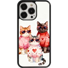 Coque iPhone 13 Pro - Saint Valentines Day 26 Cat Love