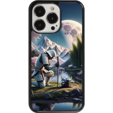 Coque iPhone 13 Pro - Samurai Katana Lune