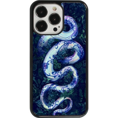 iPhone 13 Pro Case Hülle - Snake Blue Anaconda