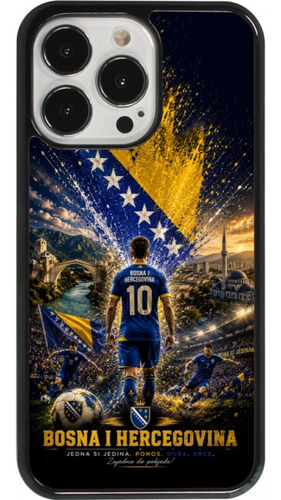 Coque iPhone 13 Pro - Football Bosnie-Herzégovine splash 2026