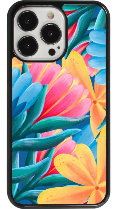 Coque iPhone 13 Pro - Spring 23 colorful flowers