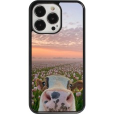Coque iPhone 13 Pro - Cow with tulips 2026