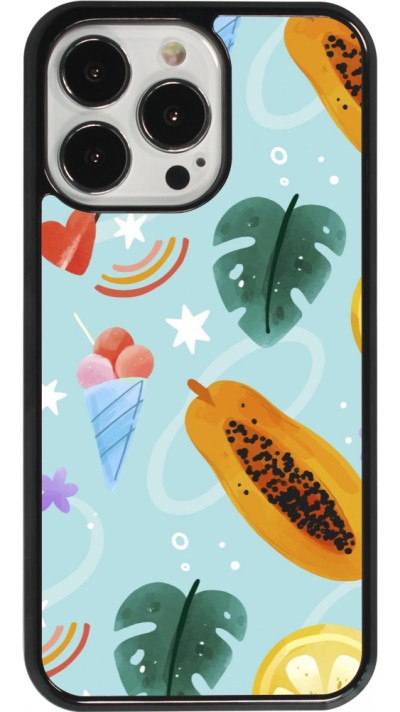 Coque iPhone 13 Pro - Summer 2025 Pattern papaya