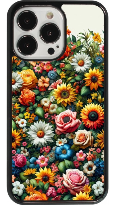 iPhone 13 Pro Case Hülle - Sommer Blumenmuster