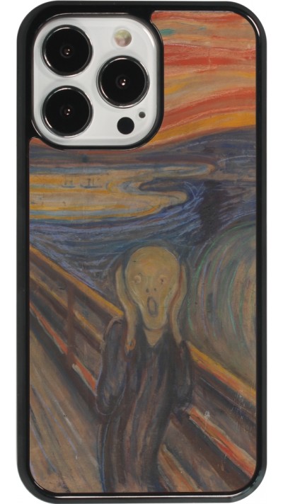 Coque iPhone 13 Pro - Tableau art - Le Cri - Edvard Munch