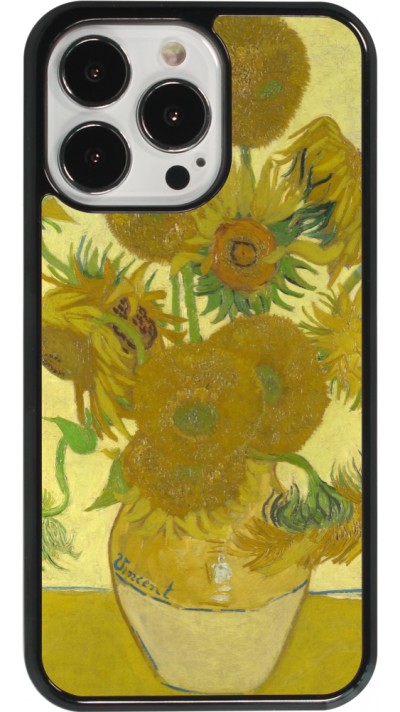 Coque iPhone 13 Pro - Tableau art - Les Tournesols - Van Gogh