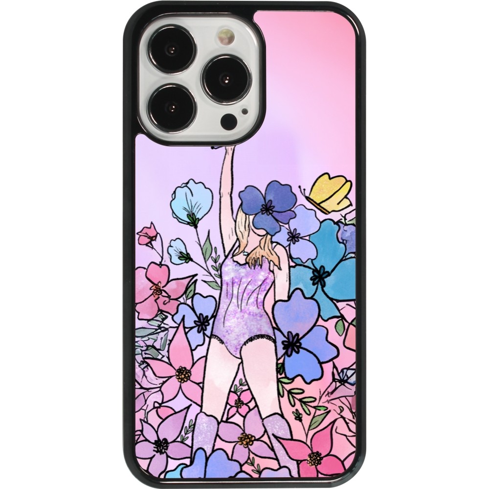 Coque iPhone 13 Pro - Taylor Swift Sketch - Pink