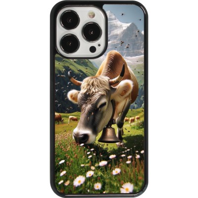 Coque iPhone 13 Pro - Vache montagne Valais