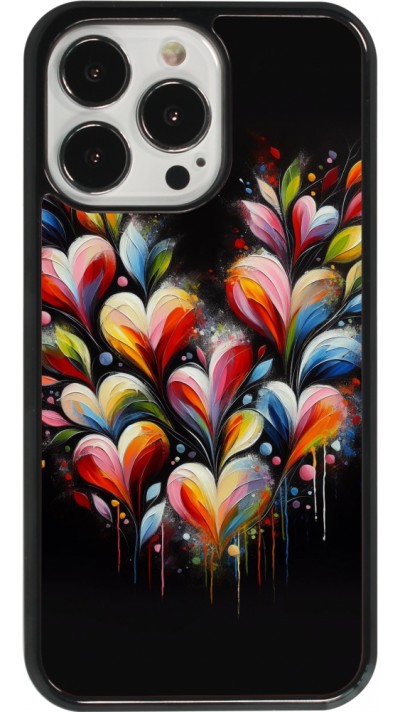 Coque iPhone 13 Pro Max - Guess toile similicuir avec porte-cartes intégré  et logo métallique en relief - Gris - Acheter sur PhoneLook