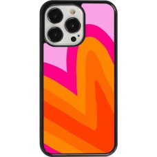 Coque iPhone 13 Pro - Valentine 2024 heart gradient