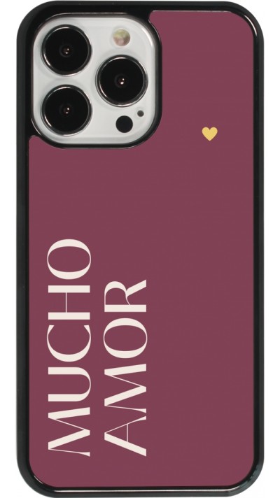 Coque iPhone 13 Pro - Valentine 2024 mucho amor rosado