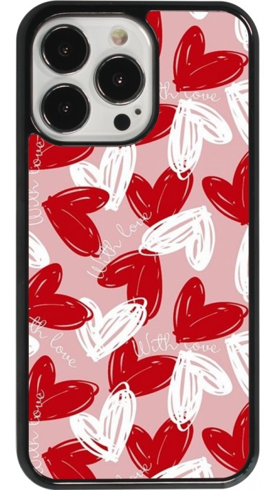 Coque iPhone 13 Pro Max - Guess toile similicuir avec porte-cartes intégré  et logo métallique en relief - Gris - Acheter sur PhoneLook