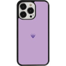 Coque iPhone 13 Pro - Valentine 2023 purpule single heart