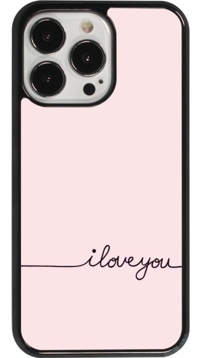Coque iPhone 13 Pro - Valentine 2023 i love you writing