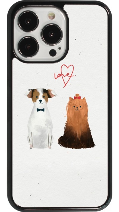 Coque iPhone 13 Pro - Valentine 2023 love dogs