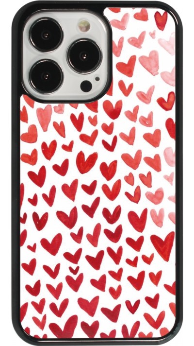 Coque iPhone 13 Pro - Valentine 2023 multiple red hearts