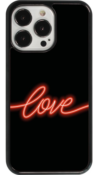 Coque iPhone 13 Pro - Valentine 2023 neon love