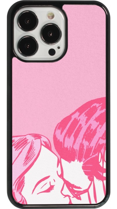 Coque iPhone 13 Pro - Valentine 2023 retro pink love