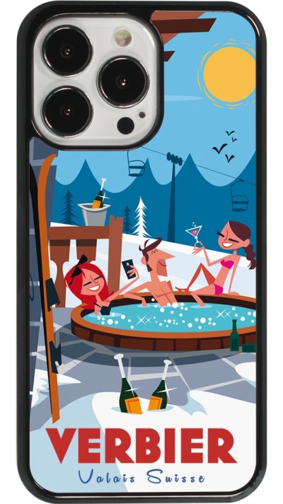 Coque iPhone 13 Pro - Verbier Mountain Jacuzzi