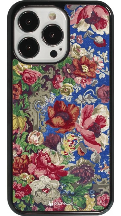 Coque iPhone 13 Pro - Vintage Art Flowers