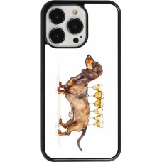 Coque iPhone 13 Pro - Wine Teckel