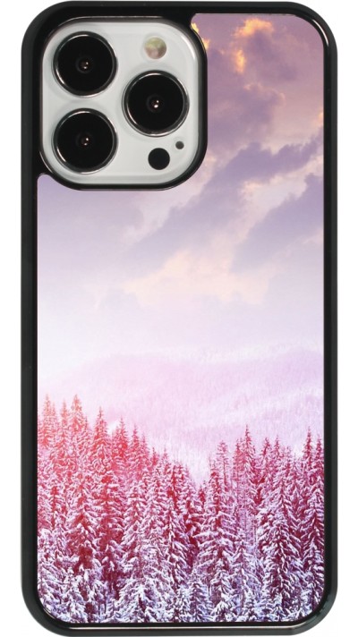 Coque iPhone 13 Pro - Winter 22 Pink Forest