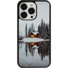 Coque iPhone 13 Pro - Winter 25 Winter house forest afternoon