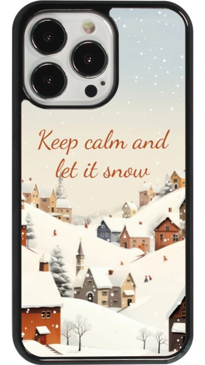 Coque iPhone 13 Pro - Winter 25 Winter Keep calm and let it snow