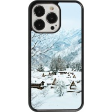 Coque iPhone 13 Pro - Winter 25 Winter snowy landscape