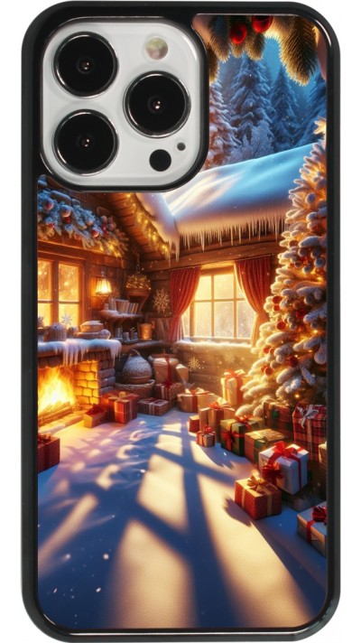 iPhone 13 Pro Case Hülle - Weihnachten Chalet Feerie
